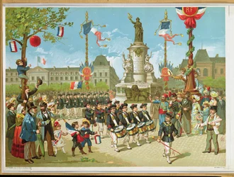 March-Past in the Place de la Republique, 14th July 1880